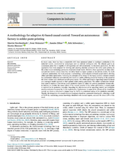 Towards entry "New publication on AI-based solder paste printing in electronics production in Computer in Industry"